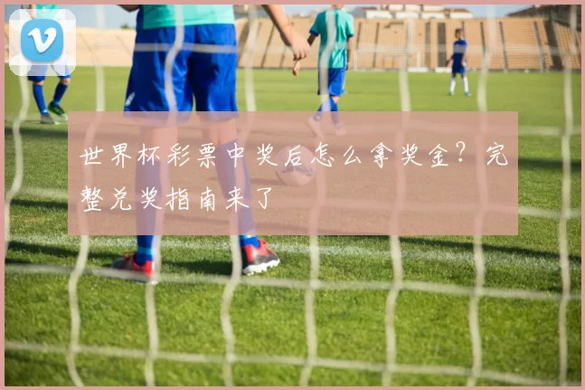 世界杯彩票中奖后怎么拿奖金?完整兑奖指南来了