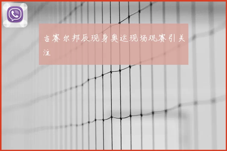 吉赛尔邦辰现身奥运现场观赛引关注