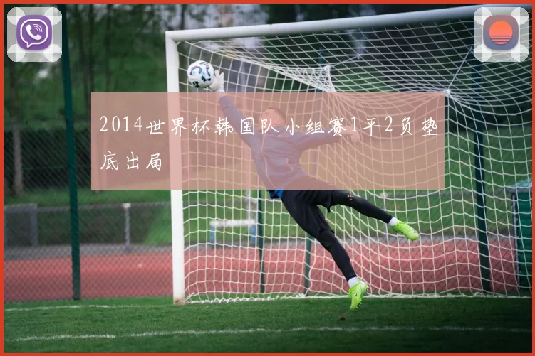 2014世界杯韩国队小组赛1平2负垫底出局